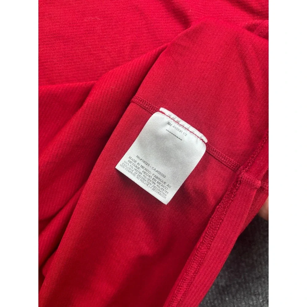 Nike Dri-FIT Hoodie Mens Large Red Long Sleeve Lightweight Athletic Pullover